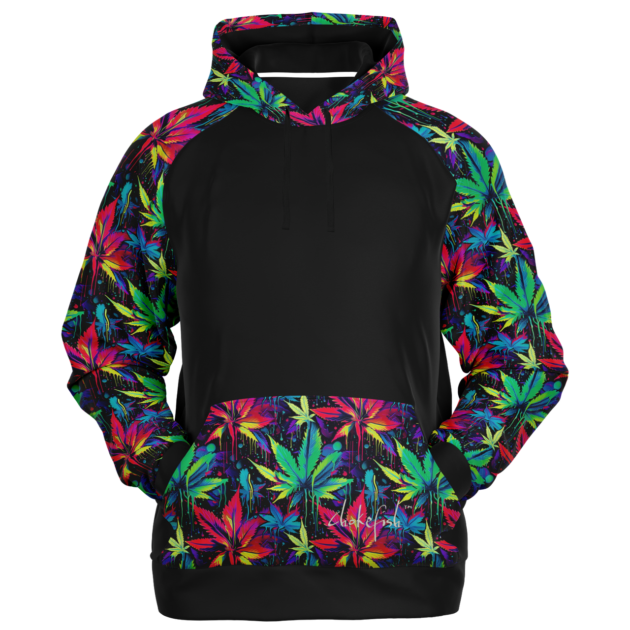 Chokefish™ Cannabis Raglan Remix-013B
