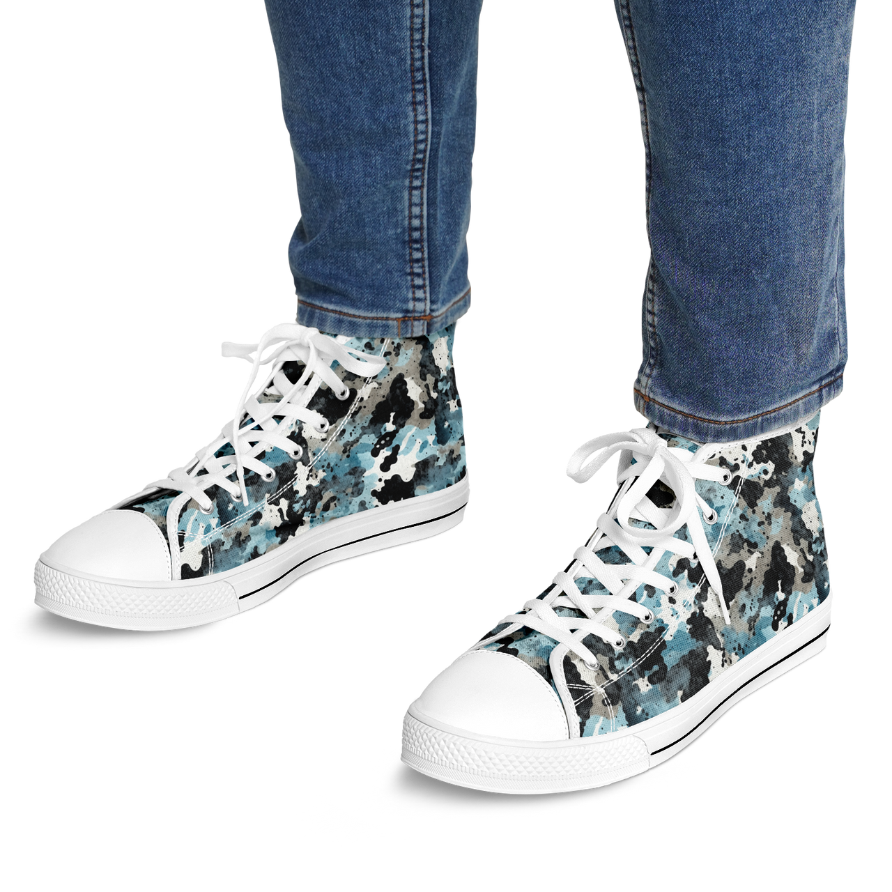Chokefish™ Urban Peak Retro High Tops-Acid-Wash-010