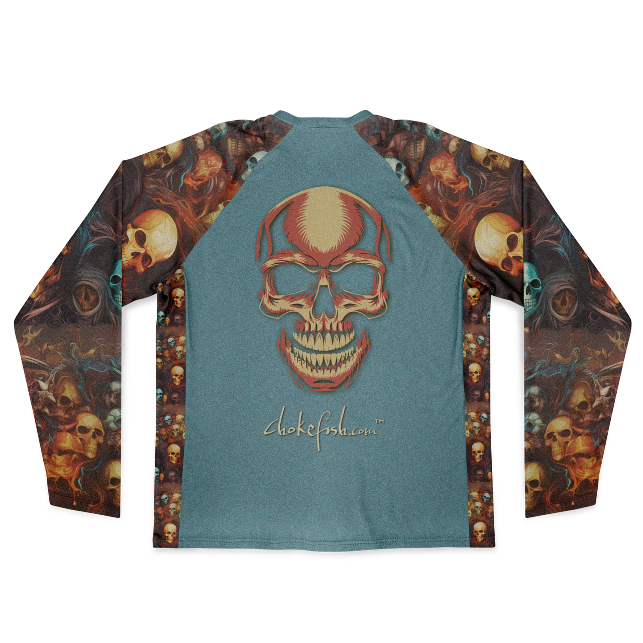 Chokefish™ Long Sleeve Every Day All Weather Skulls Shirt Men's-003-SPECIAL EDITION