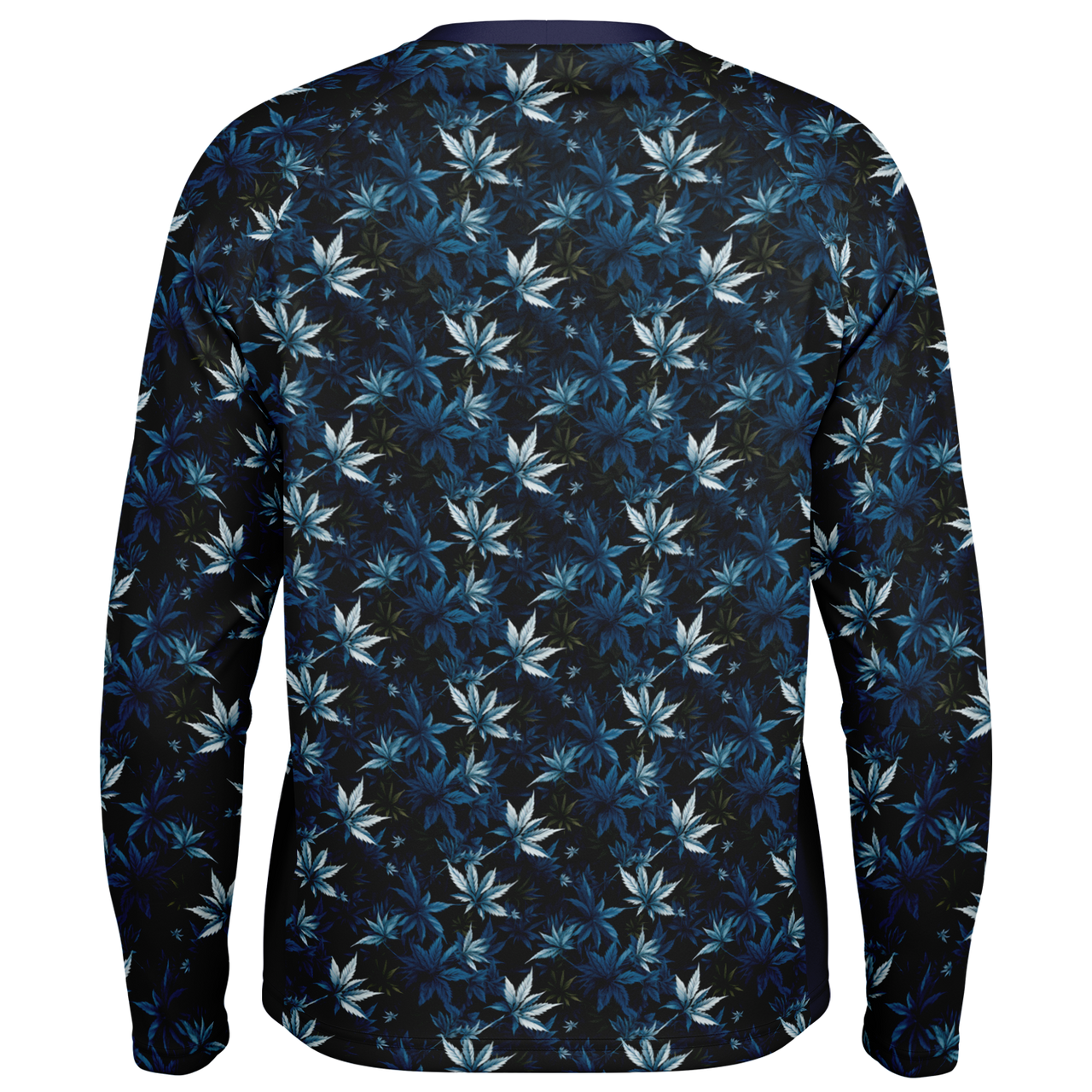 Chokefish™ Long Sleeve Every Day All Weather Cannabis Shirt Men's-006-Blue
