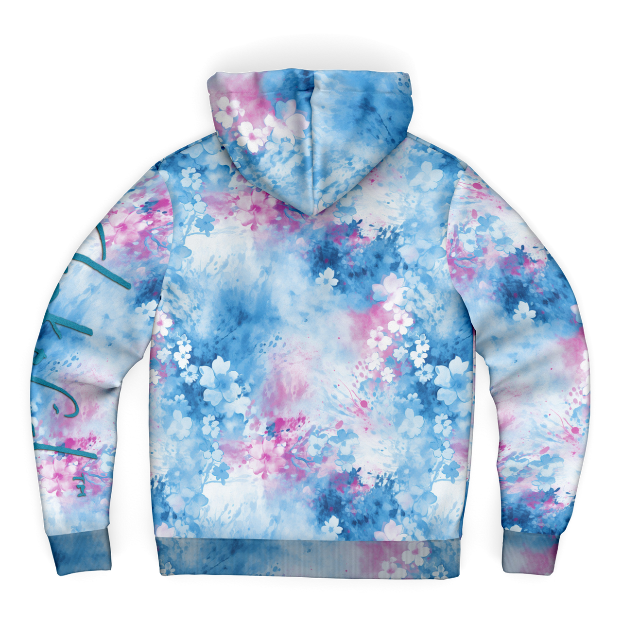 Chokefish™ Microfleece Zip-Up Hoodie Acid-Wash Colors-008