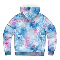 Chokefish™ Microfleece Zip-Up Hoodie Acid-Wash Colors-008