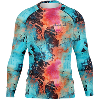 Chokefish™ Long Sleeve Rashguard Acid-Wash Men's Shirt-005