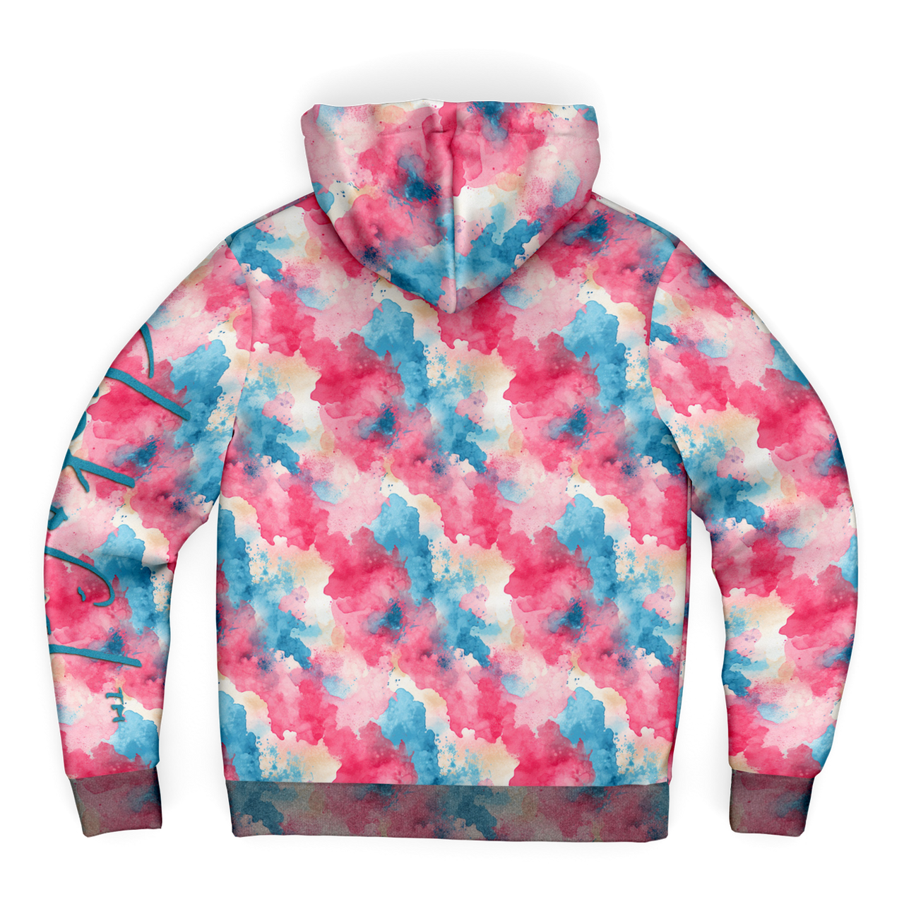 Chokefish™ Microfleece Zip-Up Hoodie Acid-Wash Colors-001B