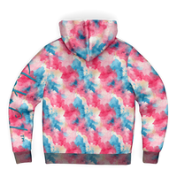 Chokefish™ Microfleece Zip-Up Hoodie Acid-Wash Colors-001B