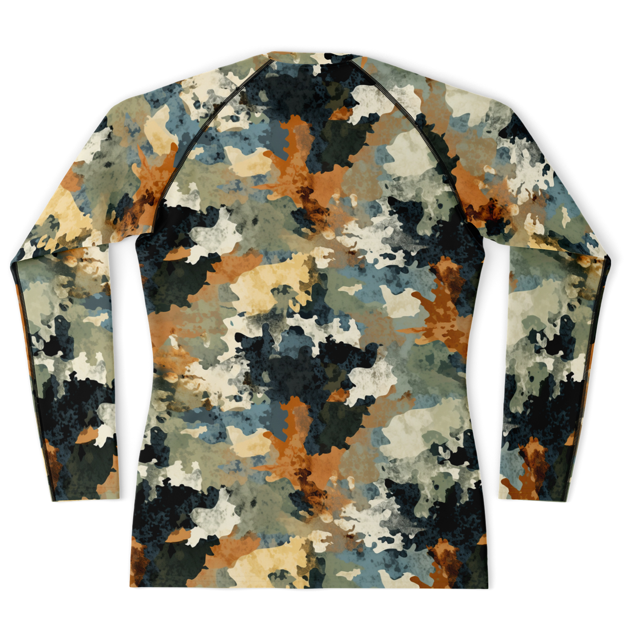 Chokefish™ Long Sleeve Rashguard Acid-Wash Men's Shirt-011