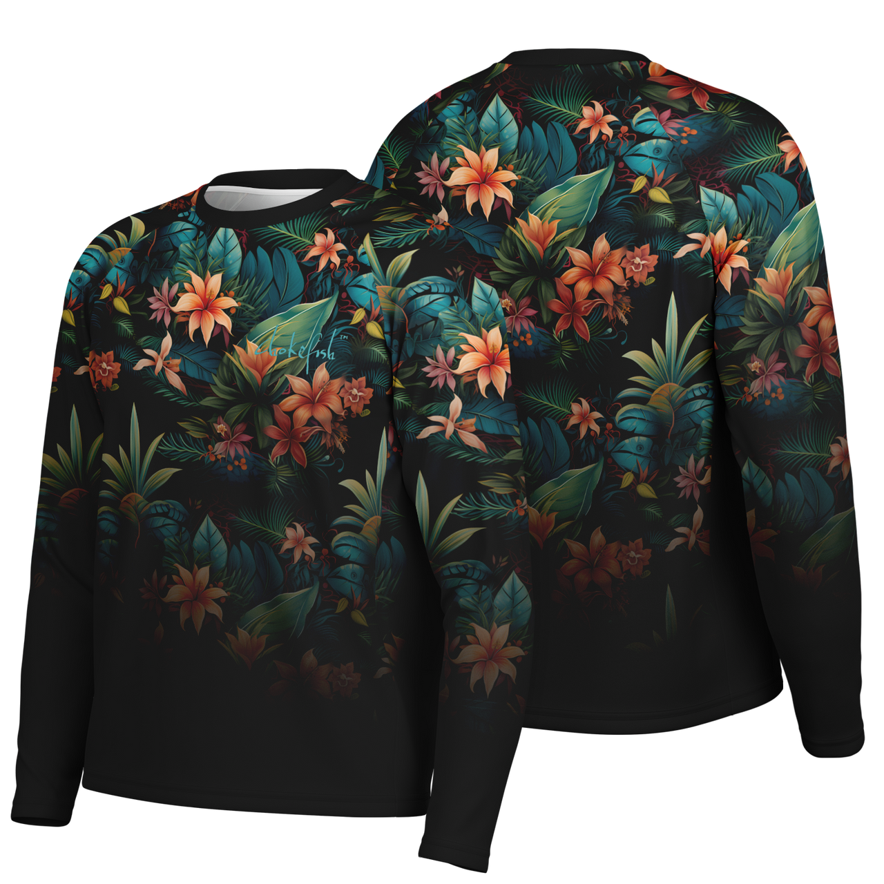 Chokefish™ Long Sleeve Every Day All Weather Floral Shirt Men's-005