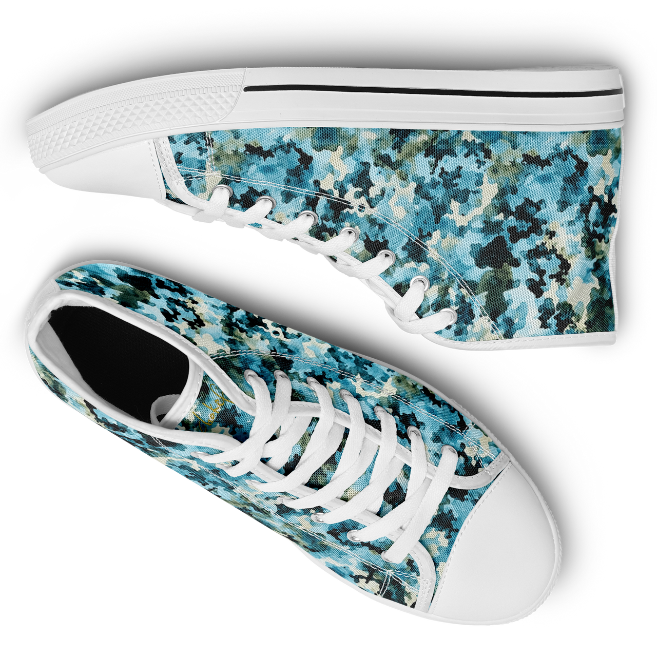 Chokefish™ Urban Peak Retro High Tops-Acid-Wash-013
