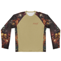 Chokefish™ Long Sleeve Every Day All Weather Skulls Shirt Men's-04SE