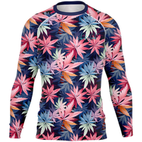 Chokefish™ Long Sleeve Rashguard Cannabis Men's Shirt-001