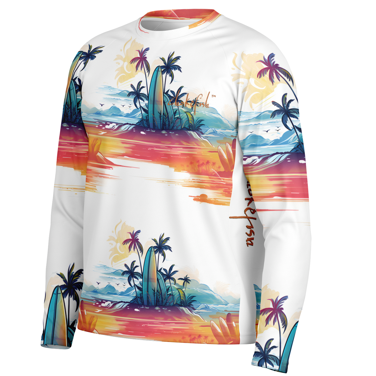 Chokefish™ Long Sleeve Every Day All Weather Surfboards Shirt Men's-003