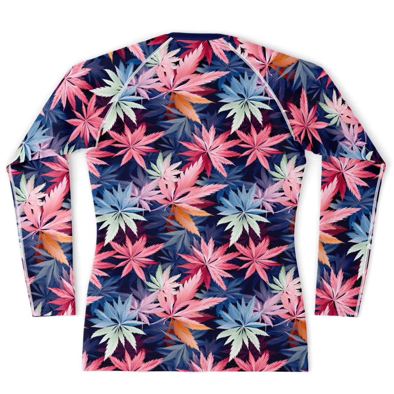 Chokefish™ Long Sleeve Rashguard Cannabis Men's Shirt-001