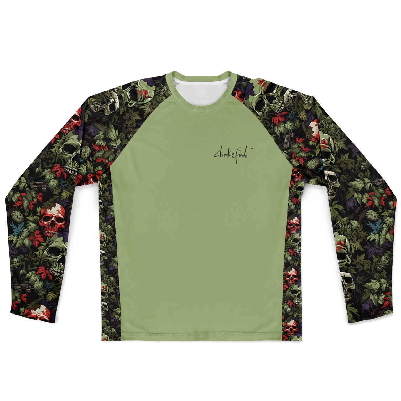 Chokefish™ Long Sleeve Every Day All Weather Skulls Shirt Men's-026