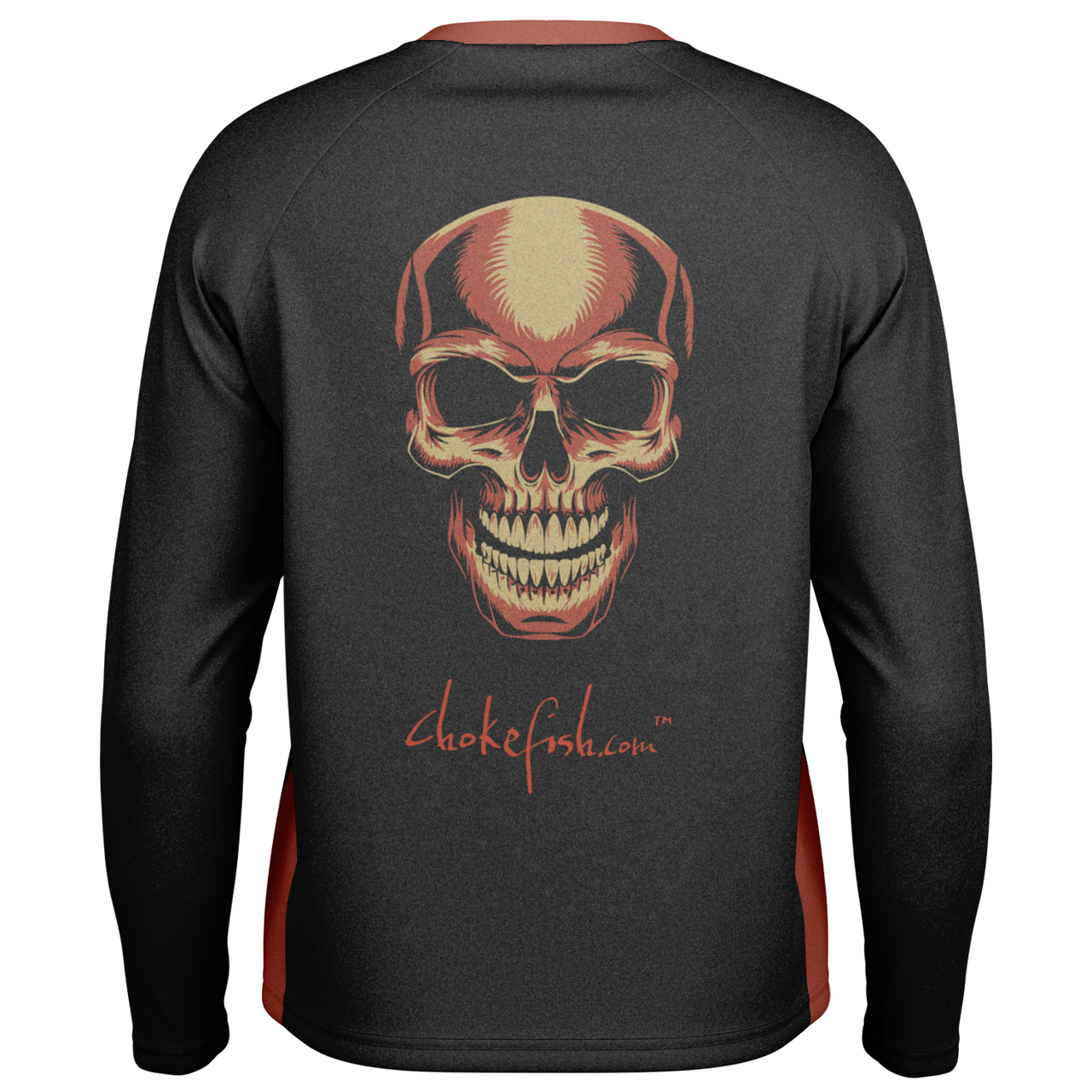 Chokefish™ Long Sleeve Every Day All Weather Skulls Shirt Men's-005