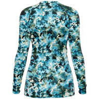 Chokefish™ Long Sleeve Rashguard Acid-Wash Woman's Shirt-013