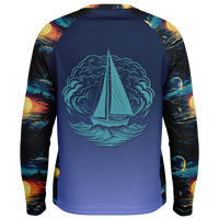 Chokefish™ Long Sleeve Every Day All Weather Trees&Boats Shirt Men's-016-Special-Edition