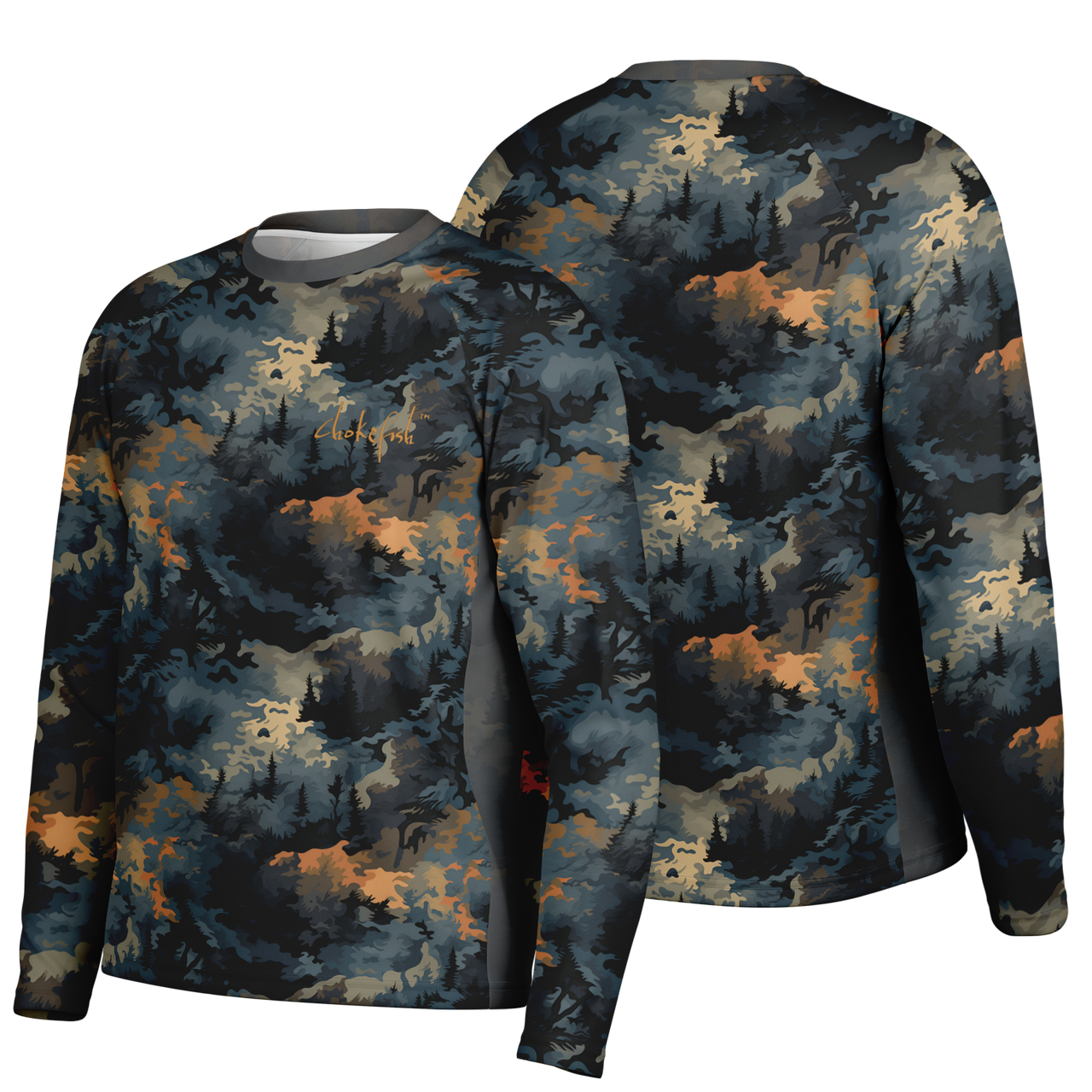 Chokefish™ Long Sleeve Every Day All Weather Camouflage Shirt Men's-024