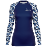 Chokefish™ Long Sleeve Rashguard Maori Woman's Shirt-008