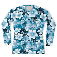 Chokefish™ Long Sleeve Rashguard Floral Men's Shirt-009