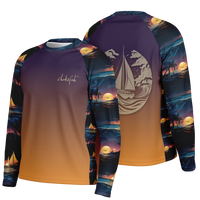 Chokefish™ Long Sleeve Every Day All Weather Trees&Boats Shirt Men's-018-Special Edition