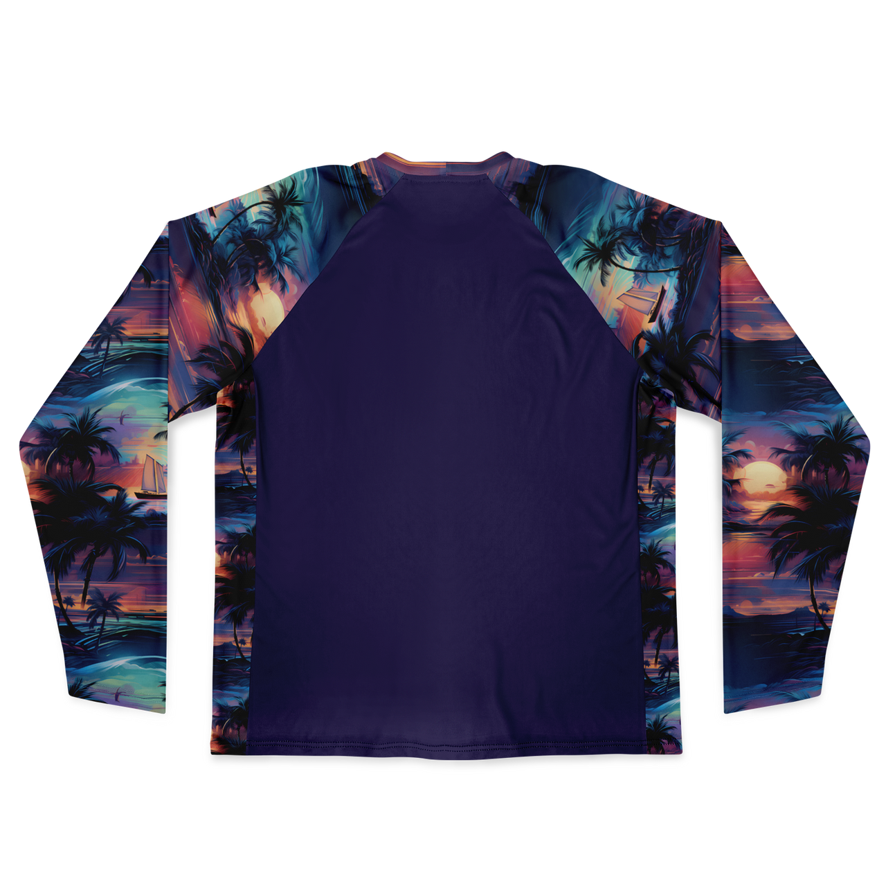Chokefish™ Long Sleeve Every Day All Weather Trees&Boats Shirt Men's-004