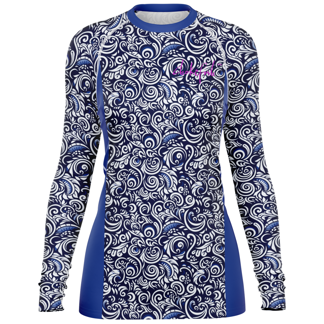 Chokefish™ Long Sleeve Rashguard Maori Woman's Shirt-015