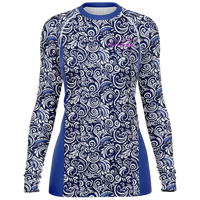 Chokefish™ Long Sleeve Rashguard Maori Woman's Shirt-015