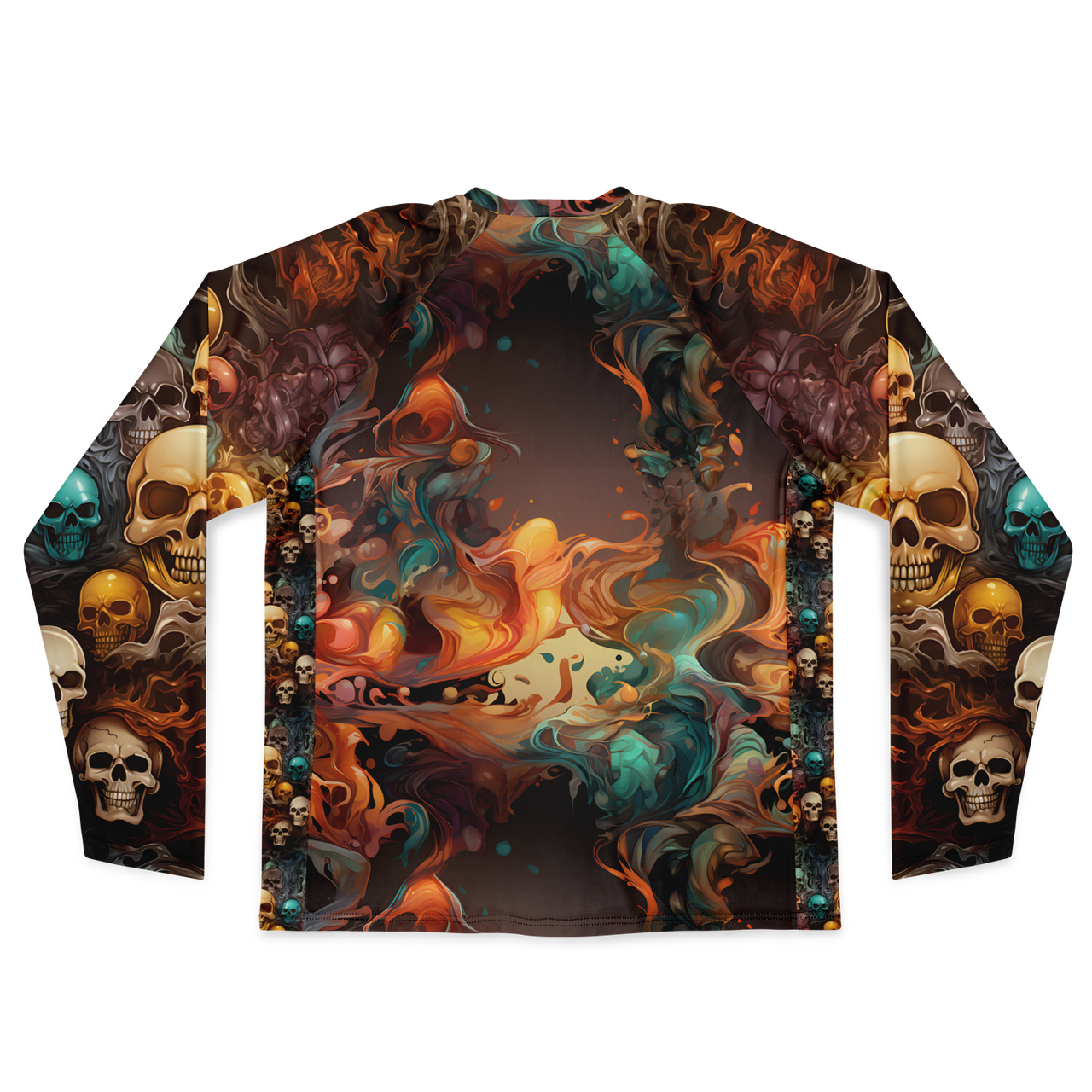 Chokefish™ Long Sleeve Every Day All Weather Skulls Shirt Men's-001