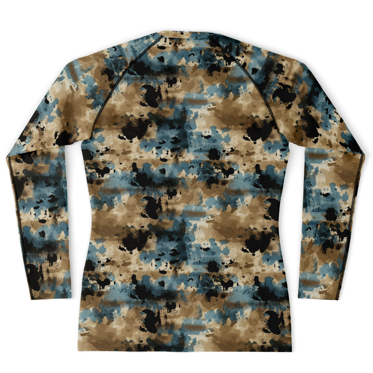 Chokefish™ Long Sleeve Rashguard Acid-Wash Men's Shirt-012