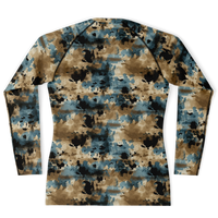 Chokefish™ Long Sleeve Rashguard Acid-Wash Men's Shirt-012