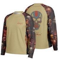Chokefish™ Long Sleeve Every Day All Weather Skulls Shirt Men's-04SE