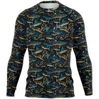 Chokefish™ Long Sleeve Rashguard Marine Men's Shirt-003