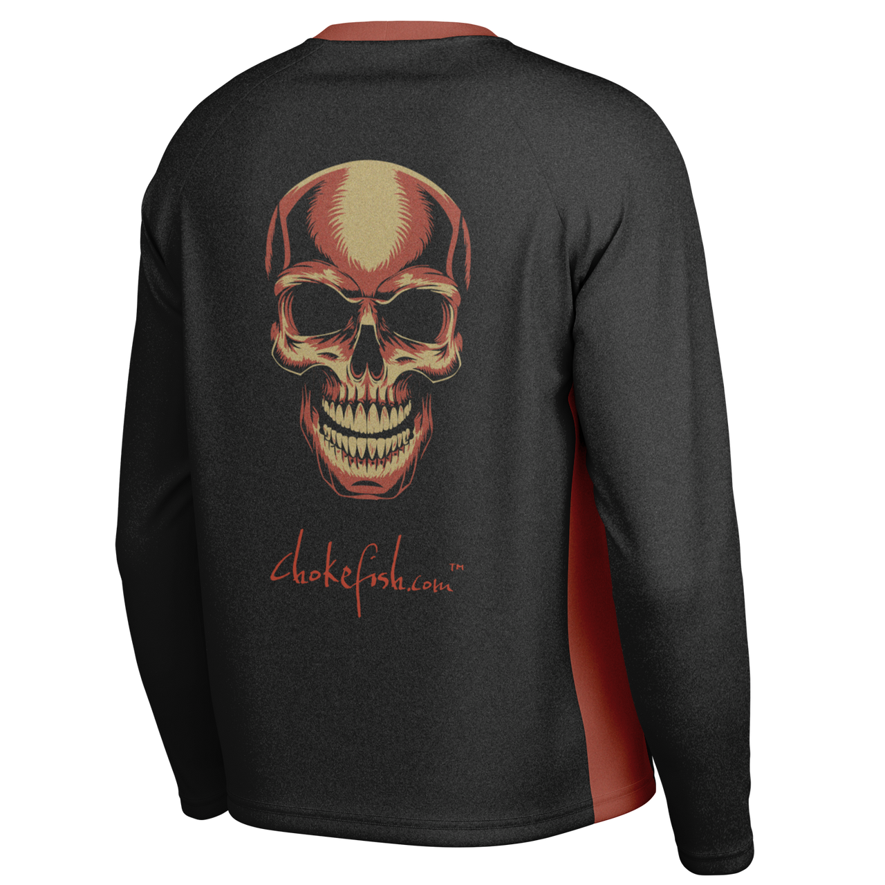 Chokefish™ Long Sleeve Every Day All Weather Skulls Shirt Men's-005