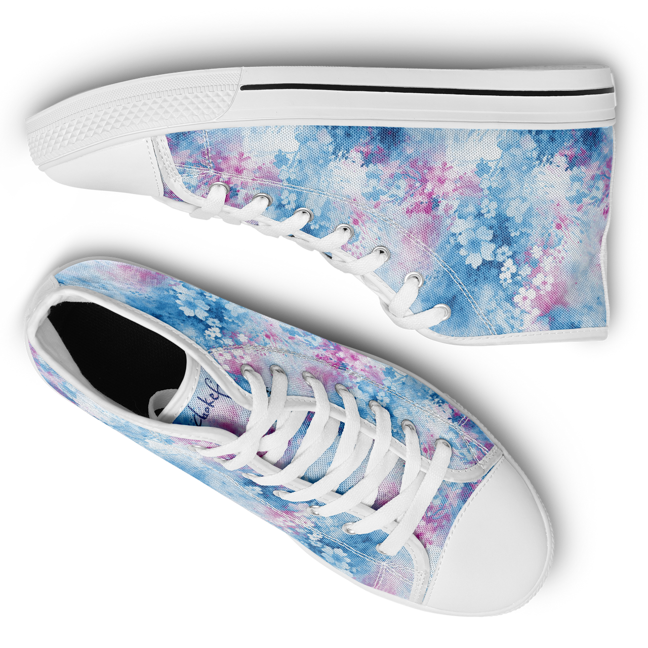 Chokefish™ Urban Peak Retro High Tops-Acid-Wash-006