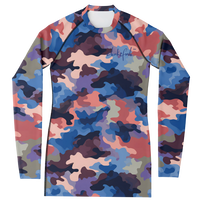 Chokefish™ Long Sleeve Rashguard Camouflage Woman's Shirt-007