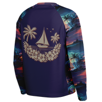 Chokefish™ Long Sleeve Every Day All Weather Trees&Boats Shirt Men's-004-Special-Edition