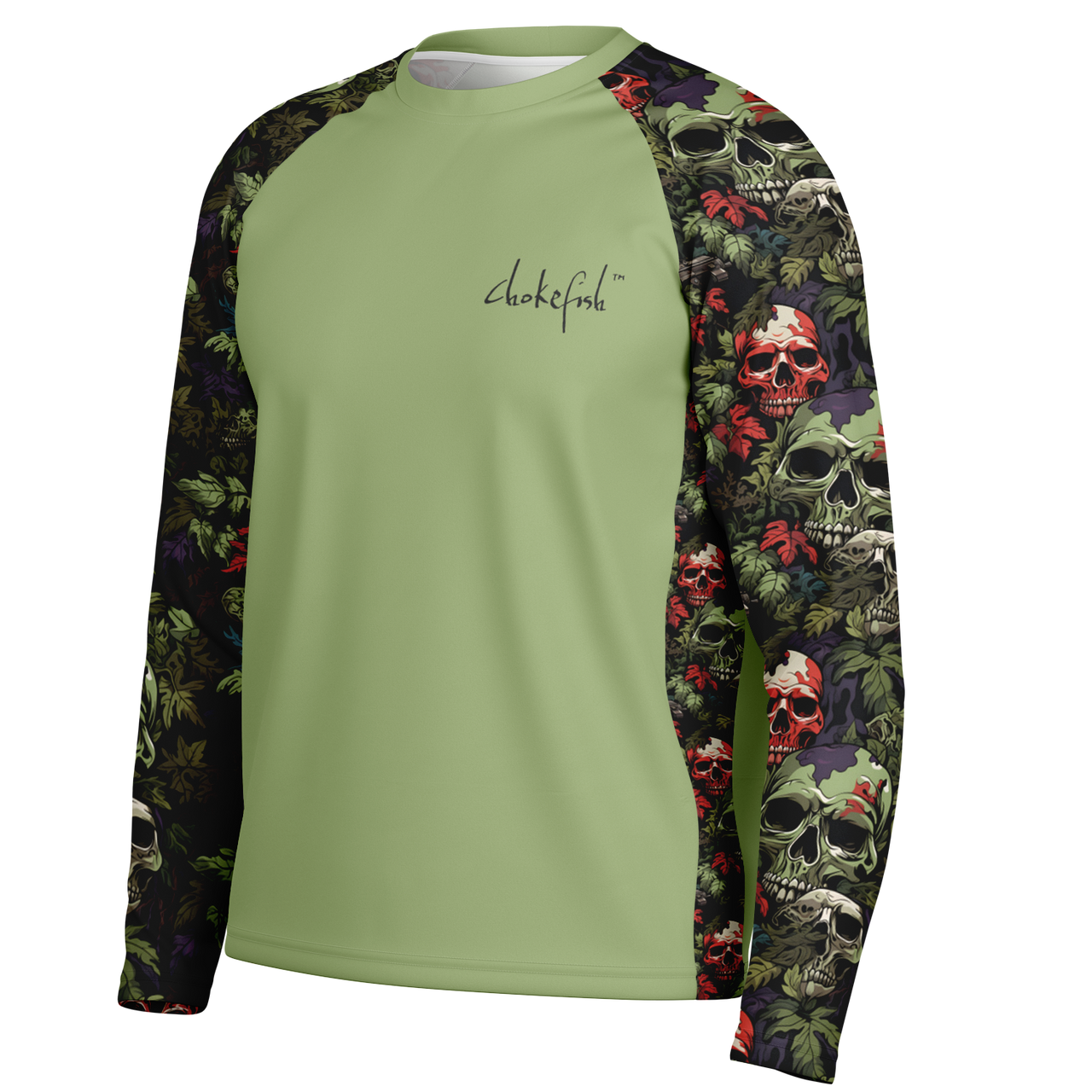 Chokefish™ Long Sleeve Every Day All Weather Skulls Shirt Men's-026