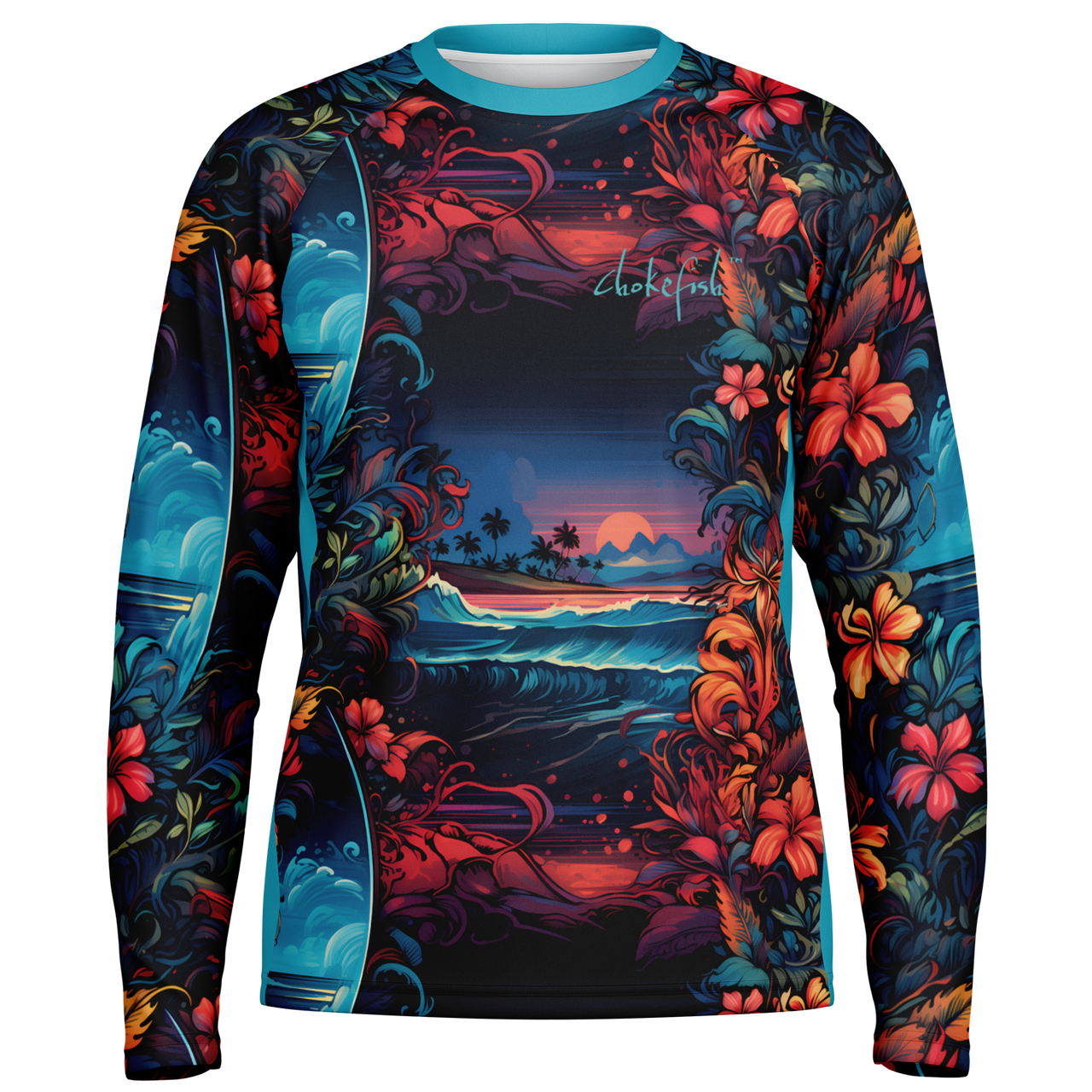 Chokefish™ Long Sleeve Every Day All Weather Surfboards Shirt Men's-001