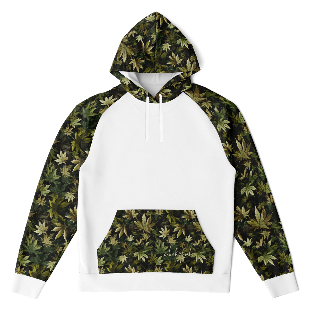 Chokefish™ Cannabis Raglan Remix-007W