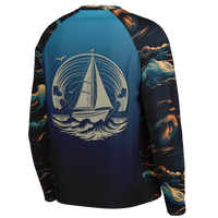 Chokefish™ Long Sleeve Every Day All Weather Trees&Boats Shirt Men's-015-Special-Edition