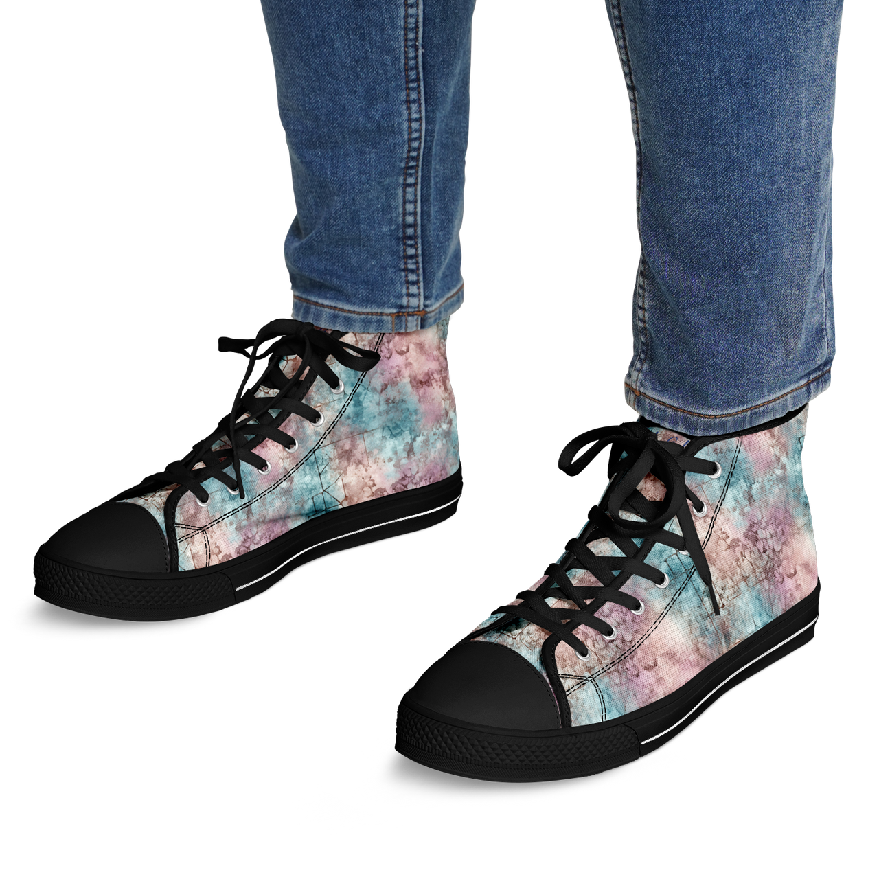 Chokefish™ Urban Peak Retro High Tops-Acid-Wash-003-2
