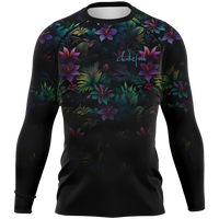 Chokefish™ Long Sleeve Rashguard Floral Men's Shirt-003