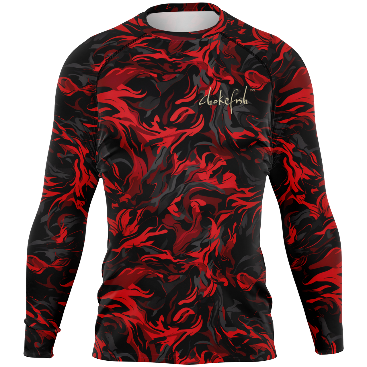 Chokefish™ Long Sleeve Rashguard Camouflage Men's Shirt-003