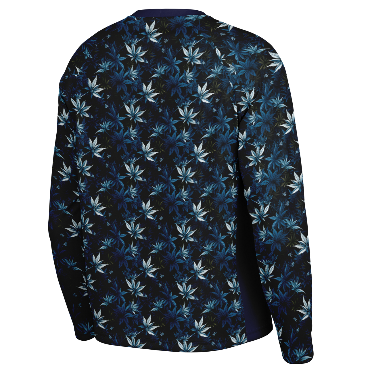 Chokefish™ Long Sleeve Every Day All Weather Cannabis Shirt Men's-006-Blue