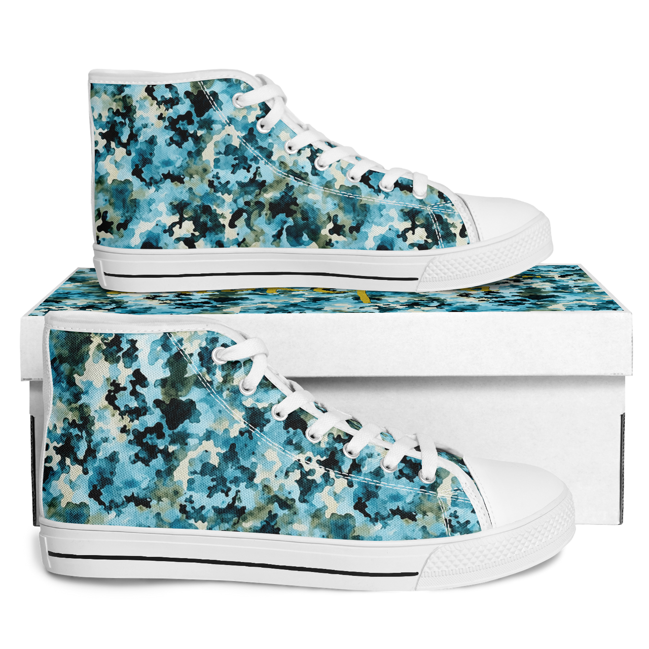 Chokefish™ Urban Peak Retro High Tops-Acid-Wash-013