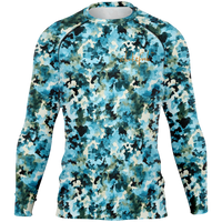 Chokefish™ Long Sleeve Rashguard Acid-Wash Men's Shirt-013