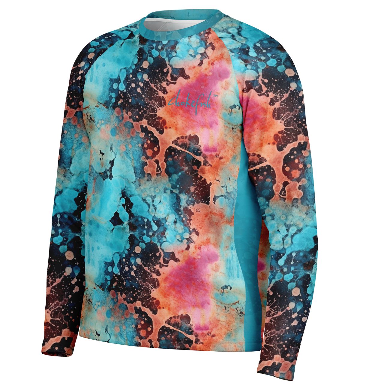 Chokefish™ Long Sleeve Every Day All Weather Acid-Wash Shirt Men's-005