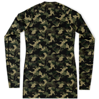 Chokefish™ Long Sleeve Rashguard Camouflage Woman's Shirt-008