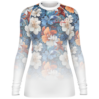 Chokefish™ Long Sleeve Rashguard Floral Woman's Shirt-008-2