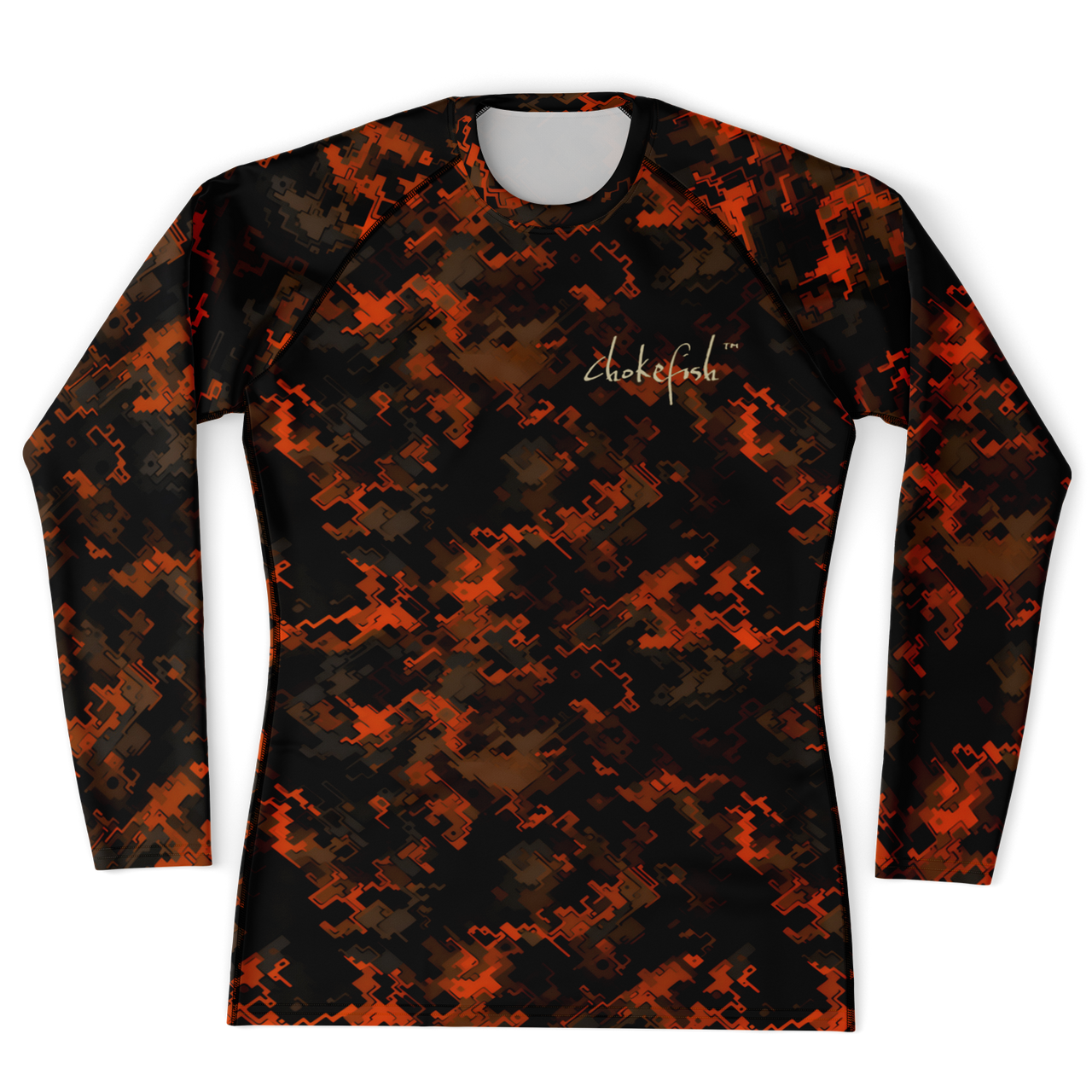 Chokefish™ Long Sleeve Rashguard Camouflage Men's Shirt-017